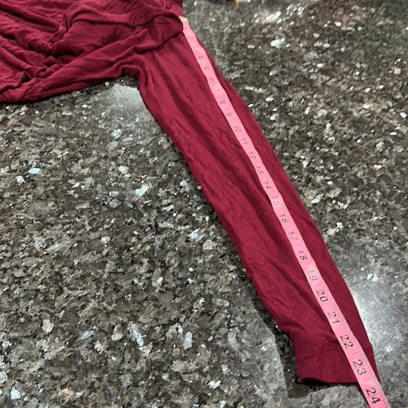 CAbi 570 Lola Merlot Draped Ruched Top - Picture 8 of 8